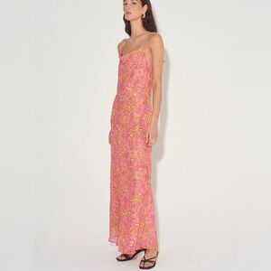 NWT HANSEN & GRETEL FLORENCIA DRESS PINK SPICE XS